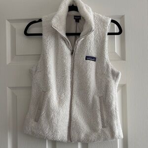 Patagonia Cream Fleece Vest